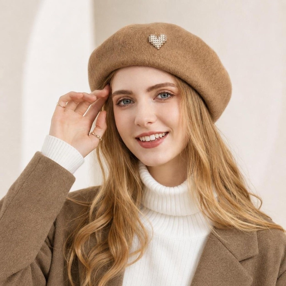 Fashion Warm Winter Wool Beret - Beret French Wool recension och pris